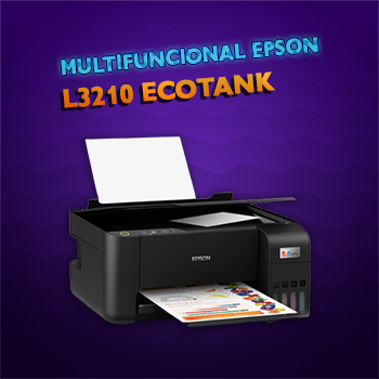 Epson ECOTANK L3210, Impresora Multifuncional a Color, 33PPM, USB